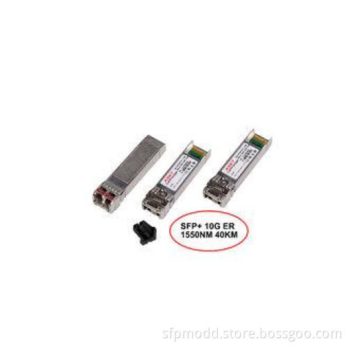 ER 40km SFP+ Network Transceivers 1550nm Wavelength 100% Co